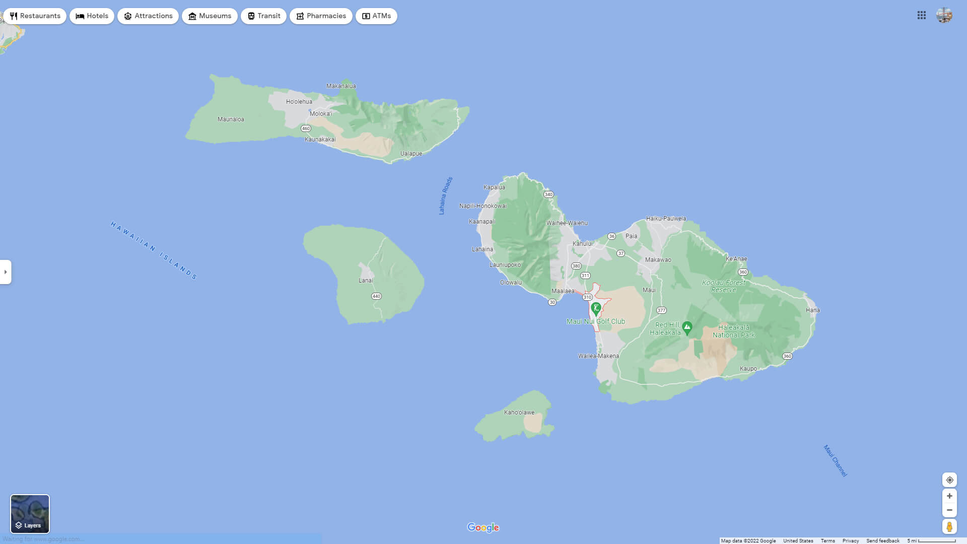 Kihei Map Hawaii